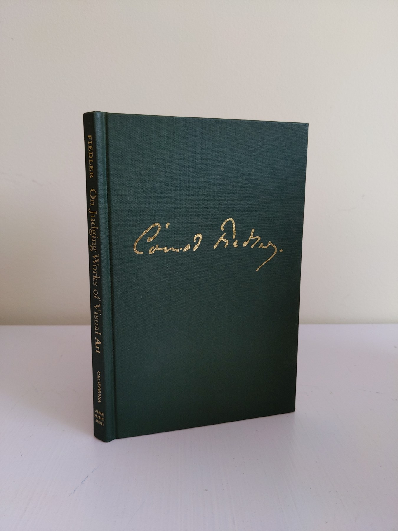 Cover image for On Judging Works of Visual Art