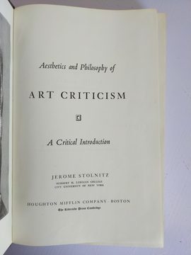 Photo 2 for Aesthetics and Philosophy of Art Criticism: A Critical Introduction