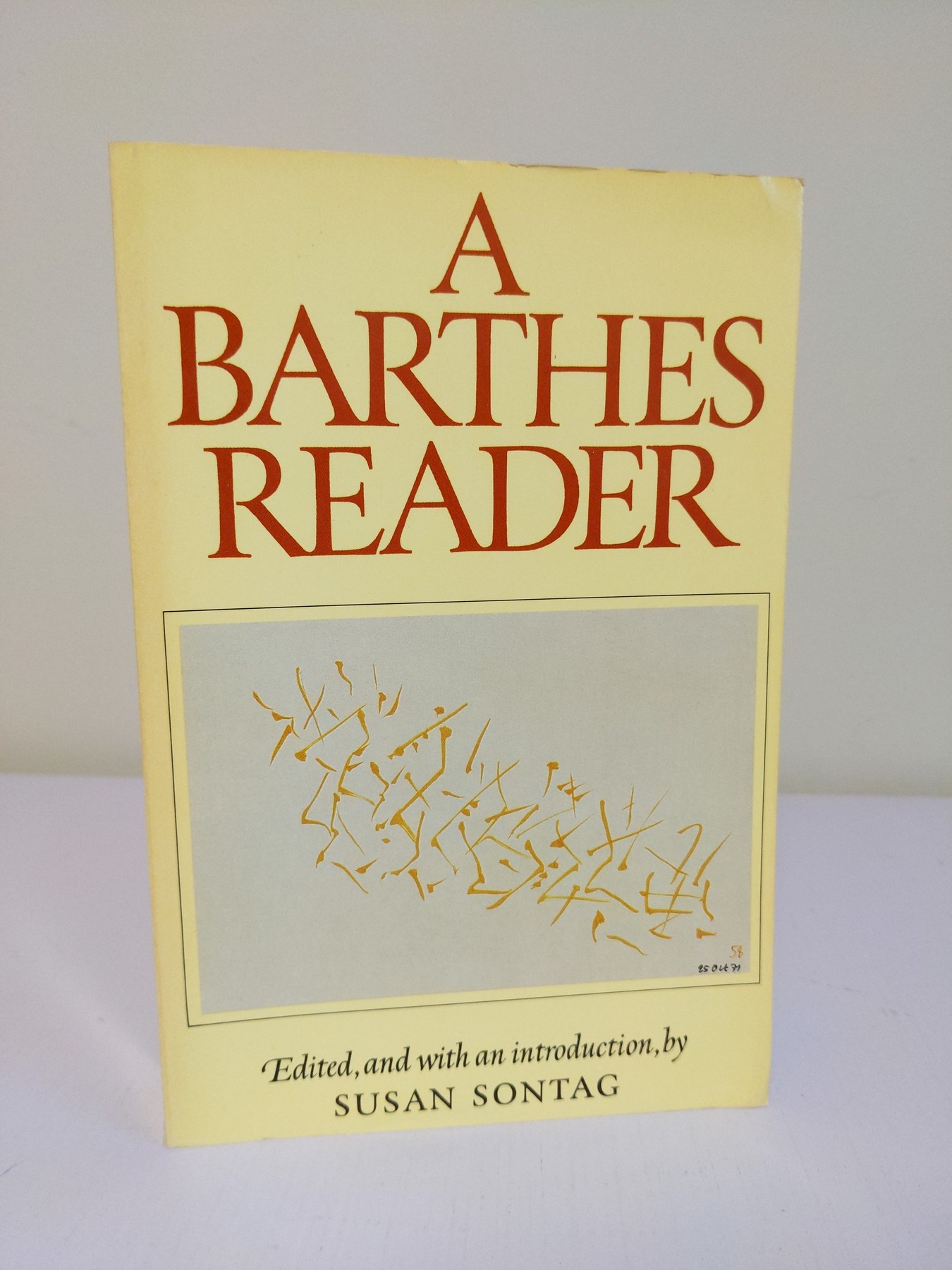 Cover image for A Barthes Reader