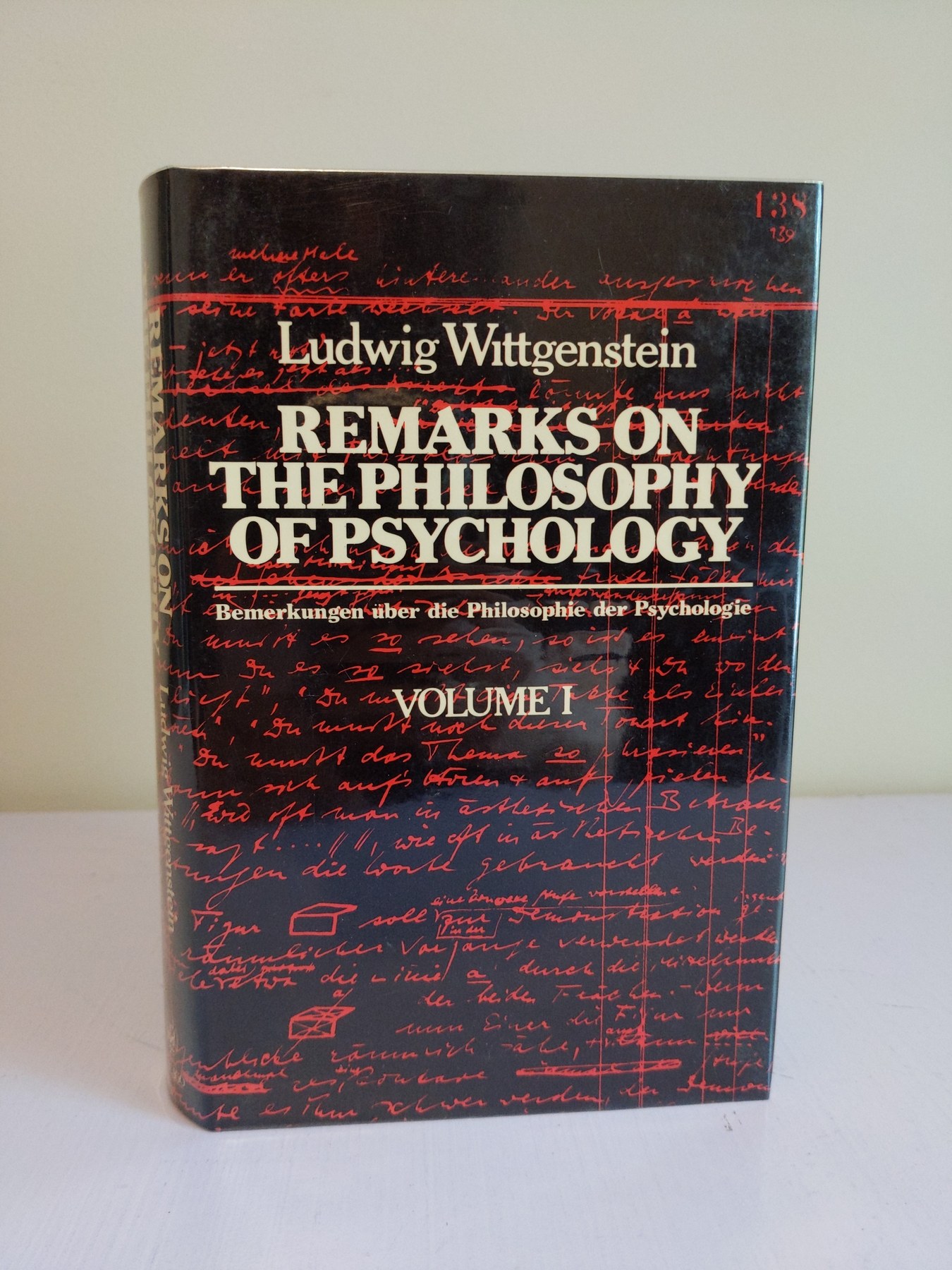 Cover image for Remarks on the Philosophy of Psychology (Volume I)