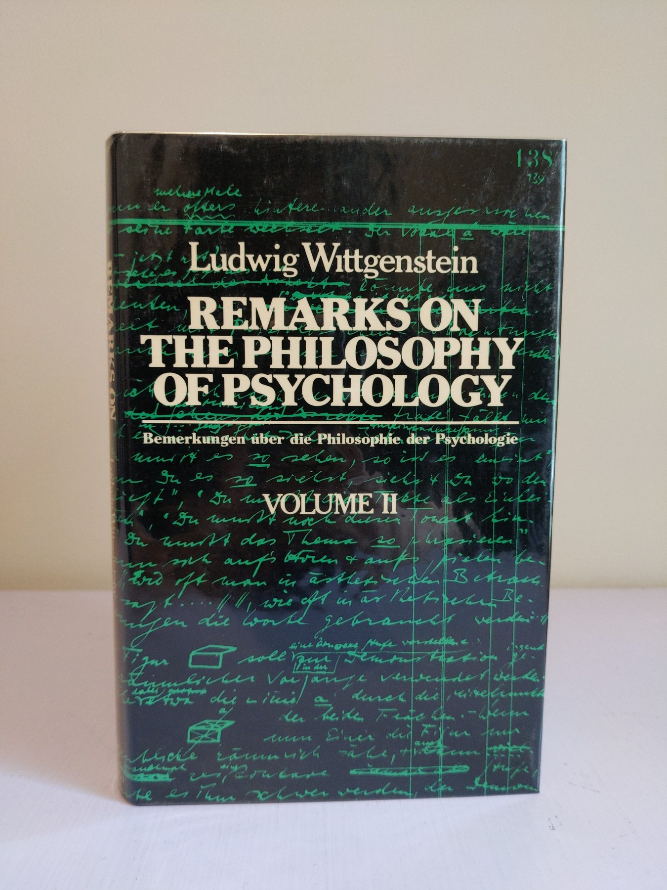Cover image for Remarks on the Philosophy of Psychology (Volume II)