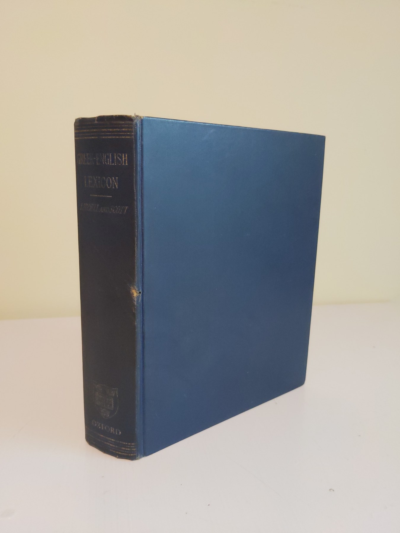 Cover image for An Intermediate Greek-English Lexicon; Founded on the Seventh Edition of Liddell and Scott's Greek-English Lexicon