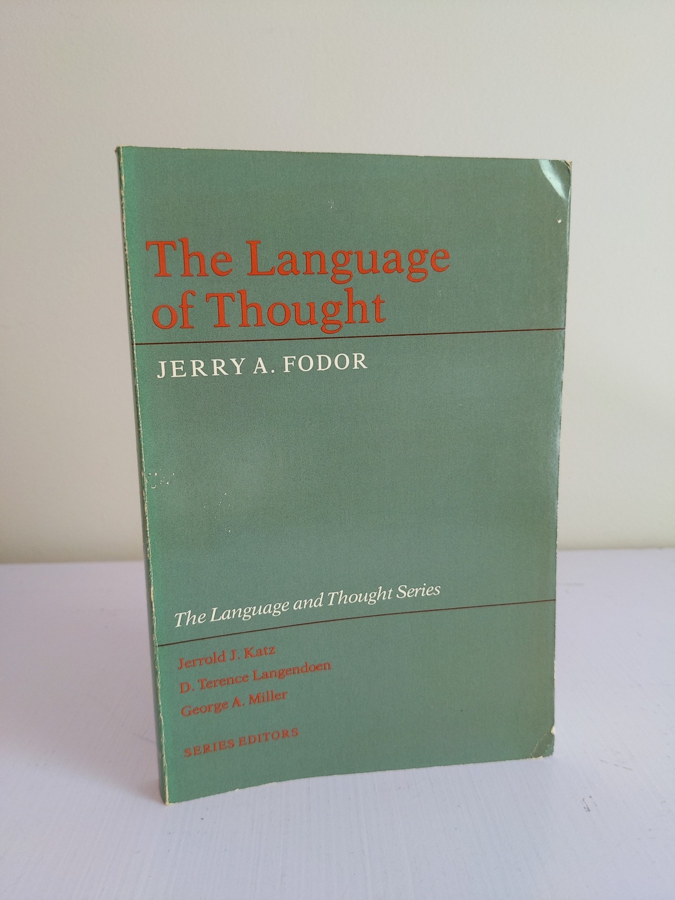 Cover image for The Language of Thought