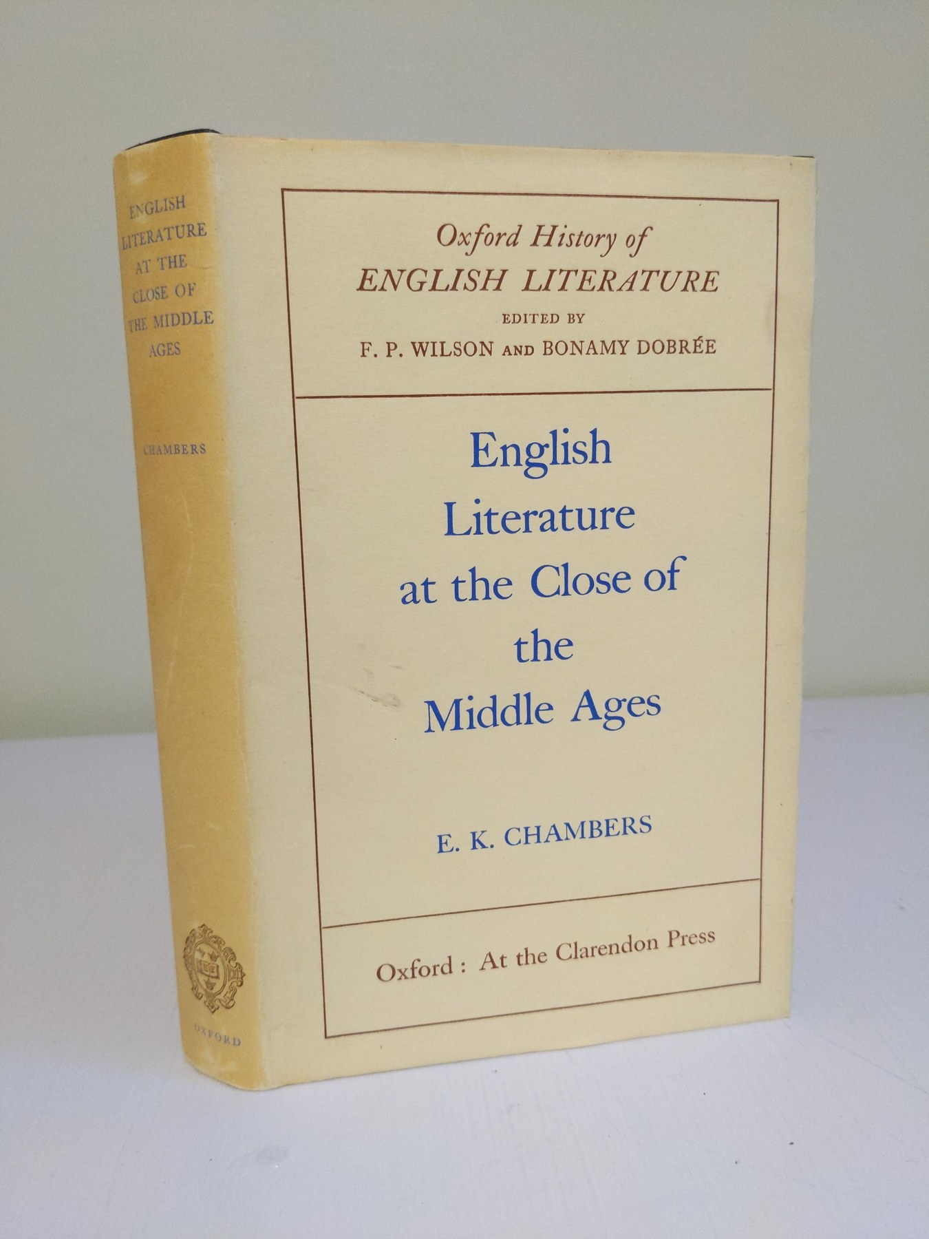 Cover image for English Literature At the Close of the Middle Ages (Oxford History of English Literature)