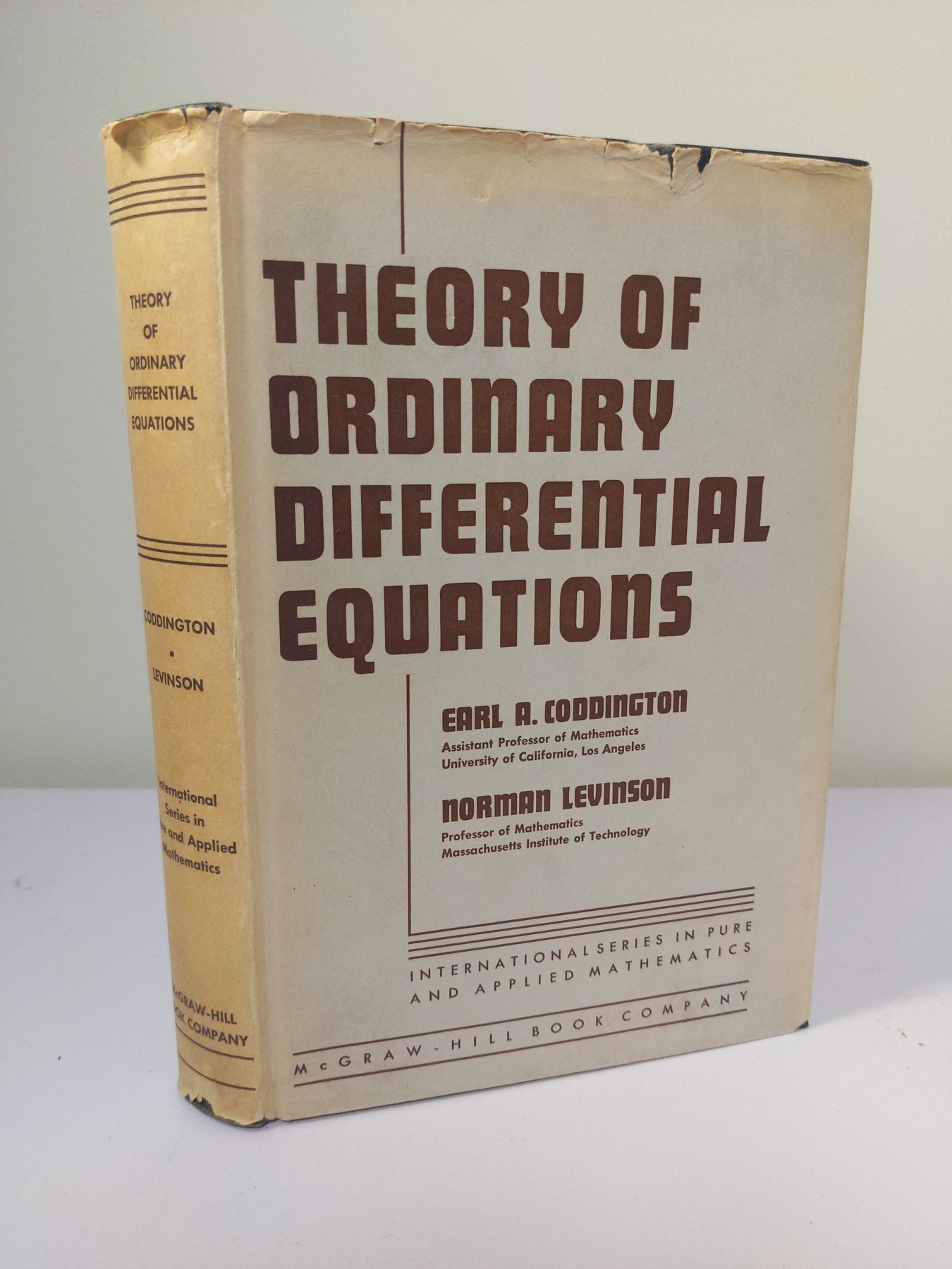 Cover image for Theory of Ordinary Differential Equations